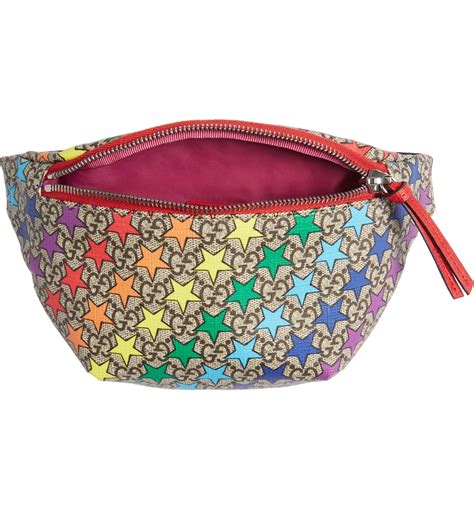 gucci rainbow star belt bag